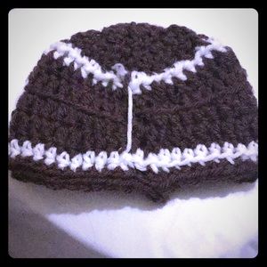 Newborn football beanie